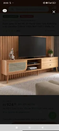 Rack Novo na caixa
