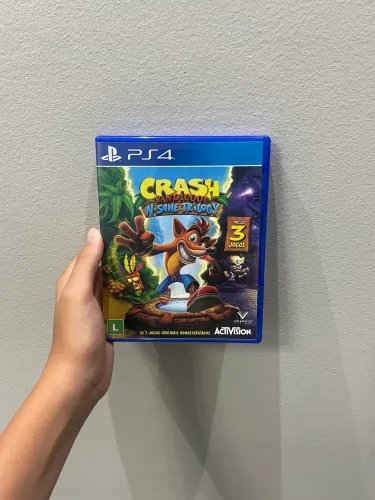 Jogos Crash Bandicoot e Spyro de Ps4