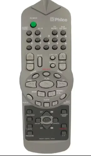 Controle tv philco c/ vhs