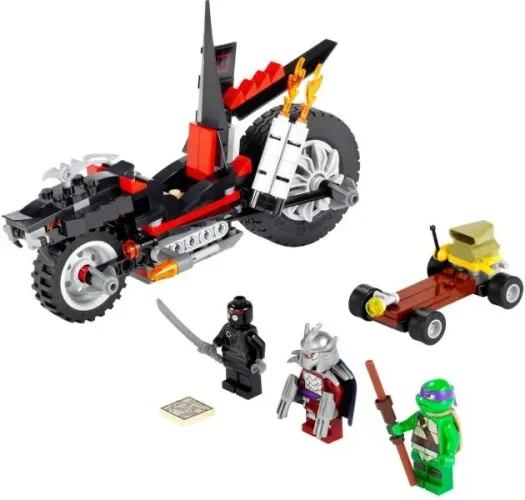 Lego tartarugas ninja 79101 completo com manual
