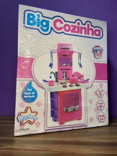 Cozinha Infantil Big Cozinha Sai Água de Verdade Fogão 