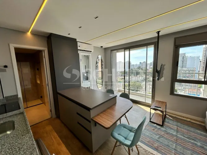 Apartamento/Stúdio 37m - Mobiliado - 1 dormit. - ar condicionado - Próximo Metrô - Alto da