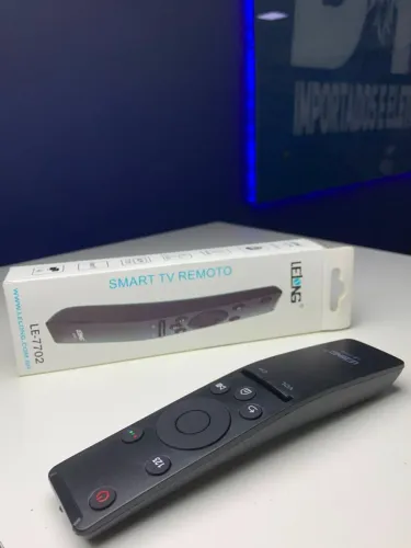 Controle Remoto para Smart TV Lelong LE-7702 - Formato Curvo, Direcional e Atalhos (Novo)