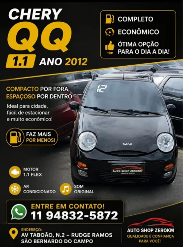Chery QQ 1.1/1.0 12V 69cv 5P 2012
