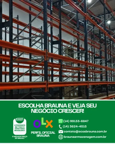 Estantes para Estoques Organizados - Porta Pallet