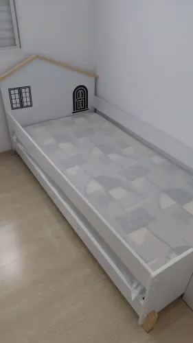 Cama Infantil Casinha com Escada (Solteiro) - Oportunidade!