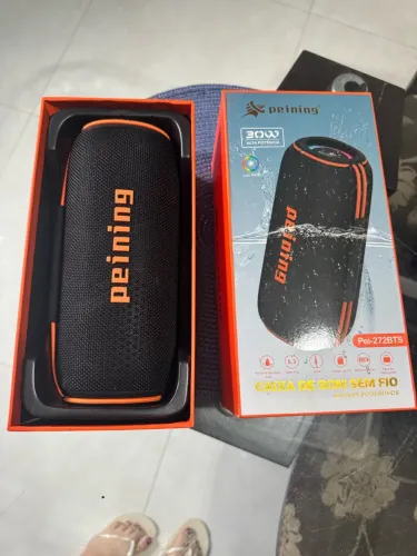 Caixa de Som Bluetooth Peining PEI-272BTS 30W - Na Caixa (Muito Nova!)