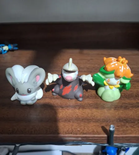 Kit 3 Bonecos Dedoches Pokemon bandai 2011