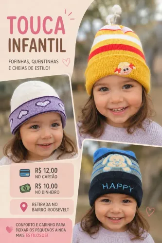 Touca infantil