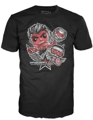 Camisa Colecionavel Funko Original Marvel RED HULK/Captain America Tamanho M Lacrada
