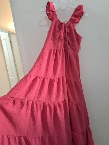Vestido Rosa longo infantil
