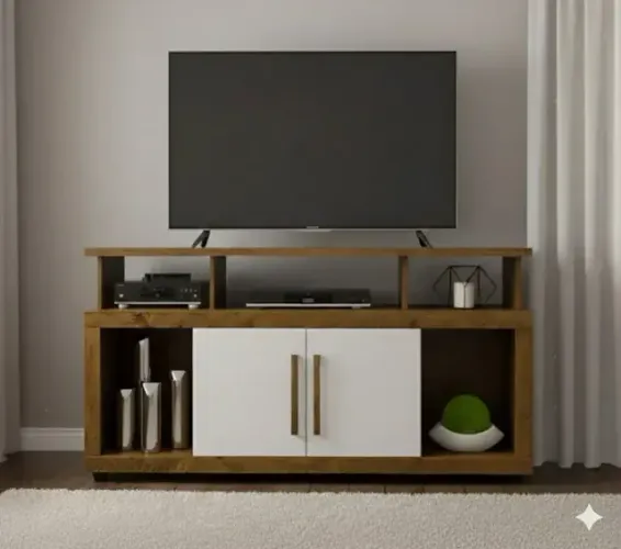 Rack com rodizios para tv de ate 50 polegadas