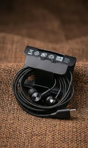 Fone de Ouvido USB-C Premium para Linha Samsung Galaxy - Som de Alta Fidelidade