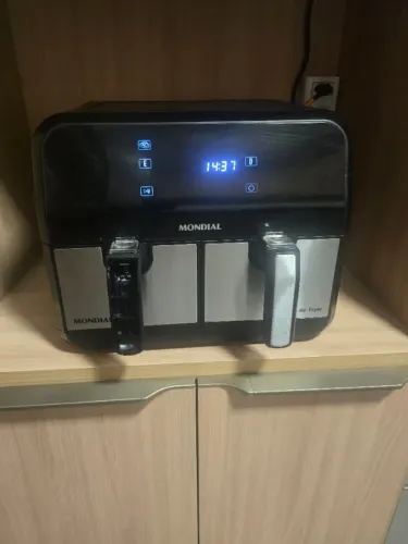 Desapego carioca! Air Fryer Mondial Dual Duplo Cesto 8L Digital