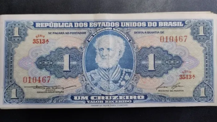 16 Cédulas de 1 Cruzeiro antiga