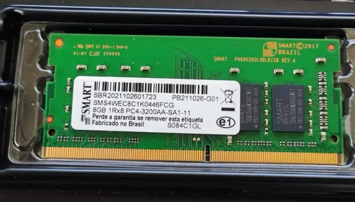MEMÓRIA RAM 8GB DDR4 NOTEBOOK