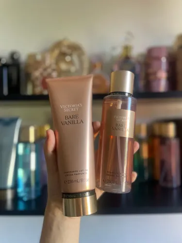 Kit Victoria?s Secret Bare Vanilla ? Body Splash e Hidratante Original