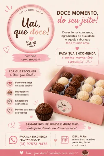 Doces para festas e eventos