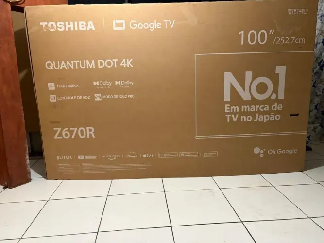 Tv Toshiba 100 polegadas