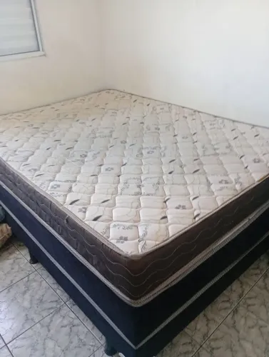 Cama box mais colchão ortobom