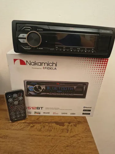 Som Nakamichi NQ512BT Novo + Controle Ainda no Plástico