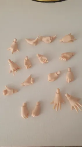 Lote mãos para blythe tbl white