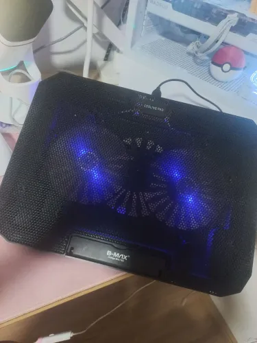 SUPORTE BASE DE NOTEBOOK 2 FANS COM USB