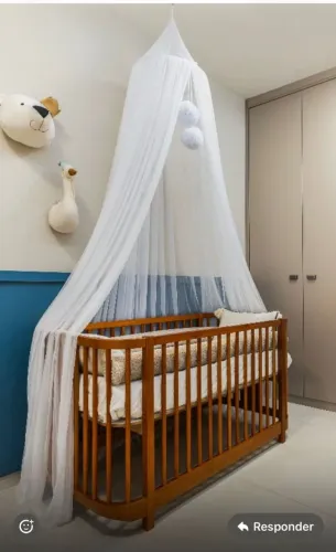 Berço Lilibee modelo raika. Cor freijó