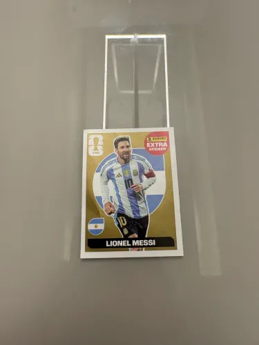 FIGURINHA EXTRA STICKER *ORIGINAL* LIONEL MESSI - GOLD (RARA)!