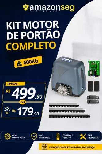 Motor de portão Rossi DZ nano turbo 600kg