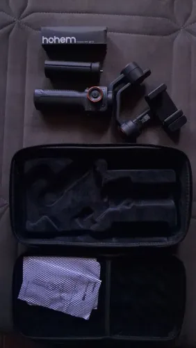 Gimbal Hohem iSteady M6 Kit com IA e Luz RGB - Seminovo