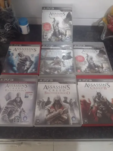 Vendo Jogos Assassin's Creed para PS3.