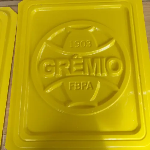 Artesanato forma de ABS para fazer quadro de gesso time 