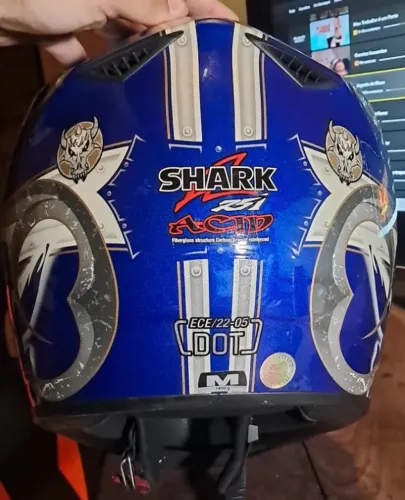 ? Capacete Shark RSI Acid Original - Tam. 58 (M) - Impecável  
