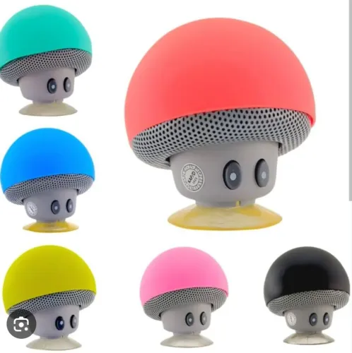 Caixa de Som 5W cogumelo Falante 300mah Azul ou Rosa novo na caixa
