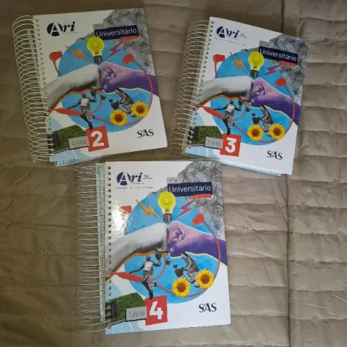 Kit 3 Apostilas Pré-Universitário SAS 2021 - Volume 2, 3 e 4