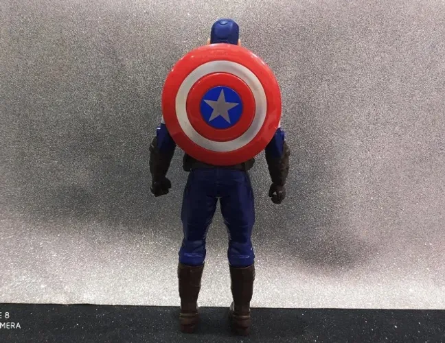 Bonecos Grandes Herois Avengers Vingadores Br1001 - Capitão América 30 Cm