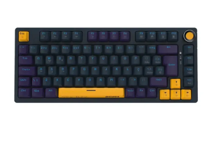 Teclado Mecanico 75% Pcyes Arkeum - Sunset Edition - Switch Blue - Akss75Bbr
