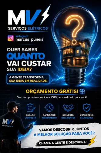 ELETRICISTA MV. SERVIÇOS ELÉTRICOS