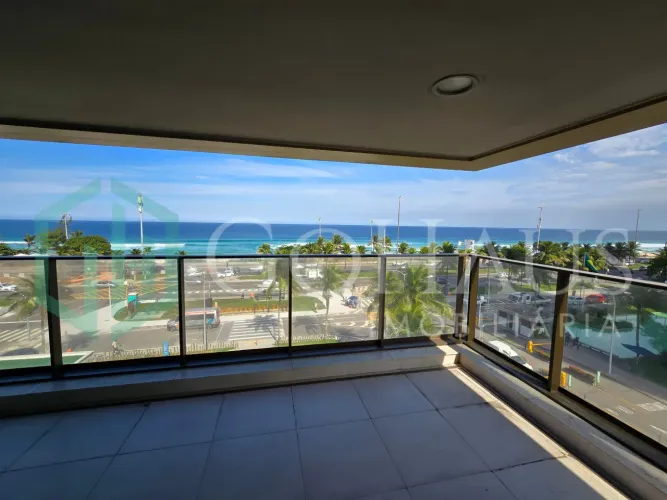 Frontal mar vista livre 4 suítes com 199 m² no Posto 5 Barra da Tijuca - Rio de Janeiro -