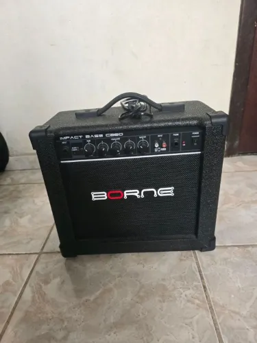 amplificador borne impact bass cb60 20 w para contra baixo