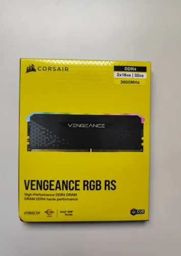 Par Memória Ram Corsair Vengeance Rgb Rs 32gb (2x16gb) Ddr4 3600mhz