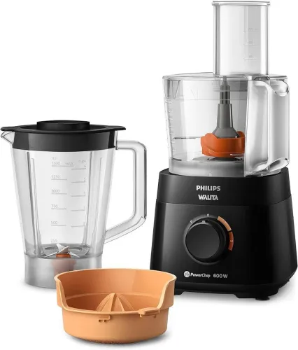 Multiprocessador PowerChop 600 Plus, Philips Walita, 4 em 1, Preto 600W - RI7300/92