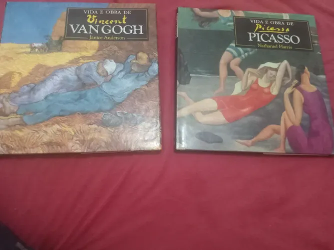 Livros Vida e obra Van Gogh e Picasso