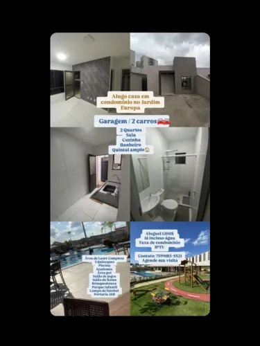 Alugo casa em condomínio no Jardim Europa