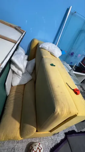 Sofá retrátil e reclinável de 4 lugares VENDA NO ESTADO CONFORME FOTO