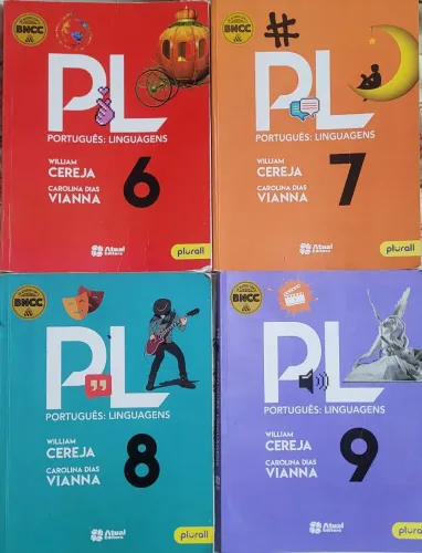 Português Linguagens 06 ao 09 ano ( William Roberto Cereja) 140 cada