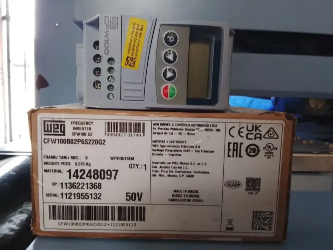 Inversor de Frequência WEG CFW100 G2 220V Novo