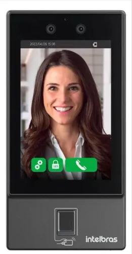 Controlador de Acesso Facial Intelbras SS 3542 MF W - Linha BIO-T
