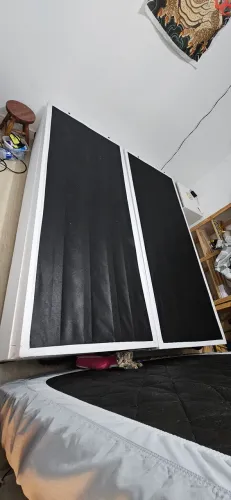 cama box queen size bi-partido
